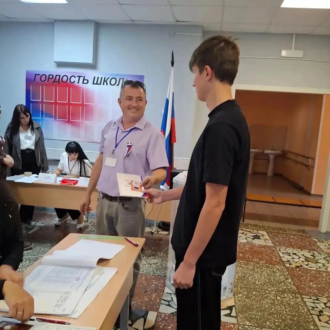 Свою работу в первый день голосования продолжают избирательные участки на территории Краснокутского района