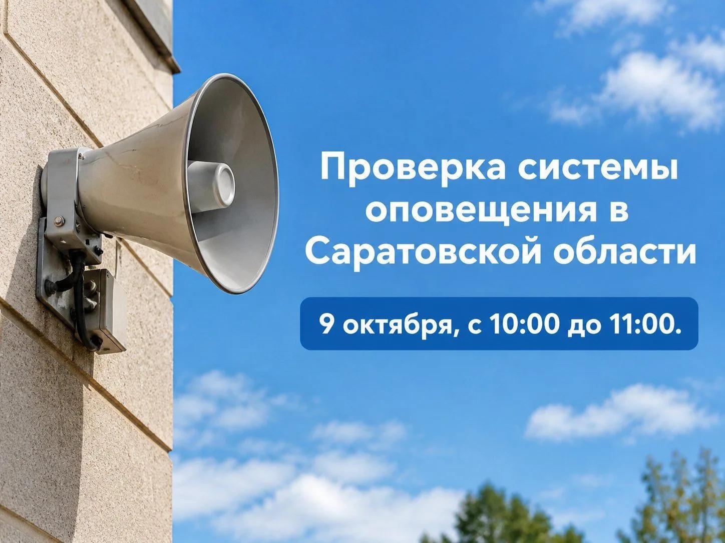 Сегодня пройдет проверка системы оповещения