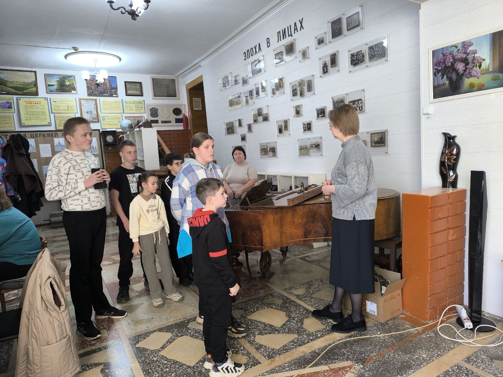 Ребята воскресной школы побывали в Краснокутском народном краеведческом музее им. Г.С. Титова